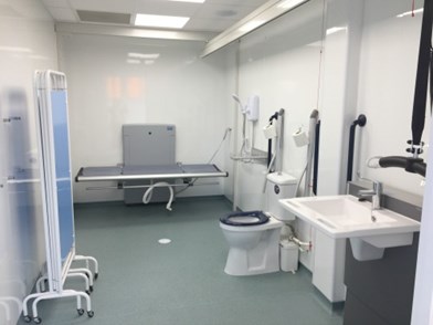 changing facilities room